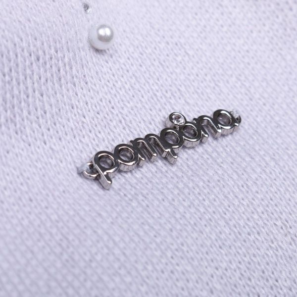 Шапочка детская для девочки Pompona р.54-56 серо-голубой 20 Z P 25 