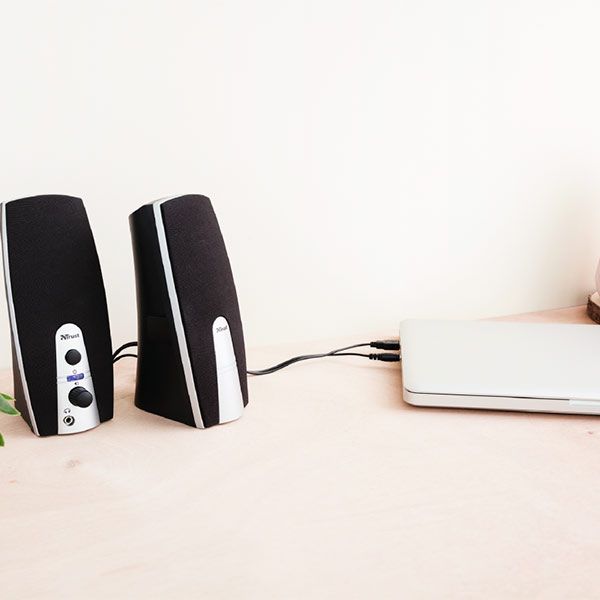 Акустическая система Trust Mila USB 2.0 black/silver  