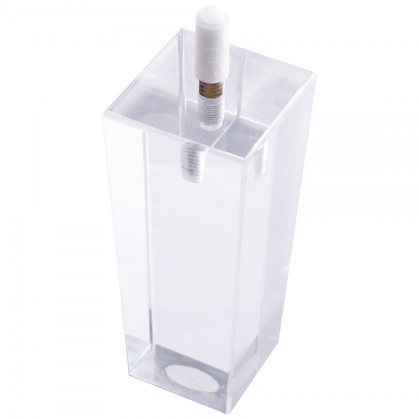 Меблева ніжка DC акрилова квадратна 50x50x100 мм 