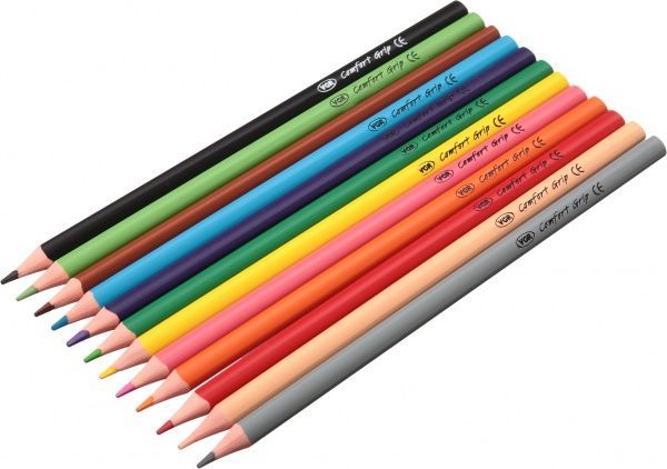 Карандаши цветные Comfort grip VGR 12 цветов