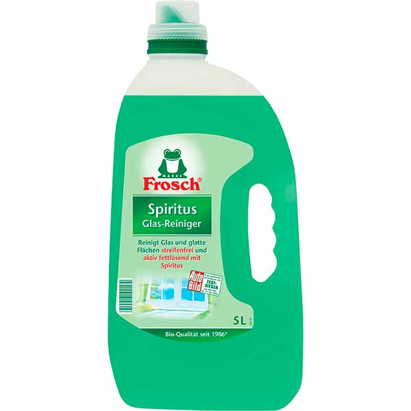Засіб миючий для скла та дзеркал Frosch Спиртовий 5л