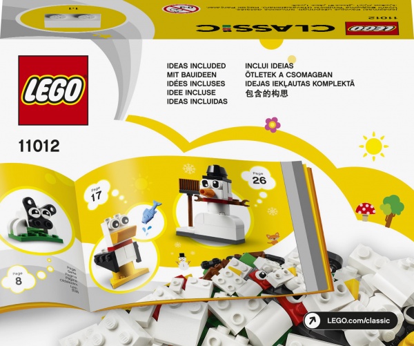 Конструктор LEGO Classic Білі кубики для творчості 11012