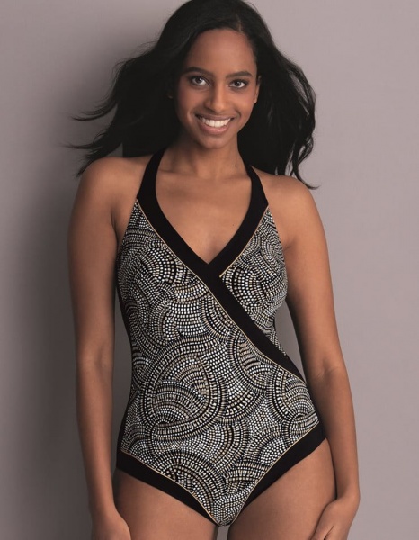 Купальник Anita Style Nuria-Amber Glow 7226.420 р.85D черно-золотой