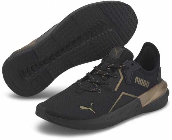 Кроссовки Puma Platinum Metallic Wns 19377301 р.UK 6 черный
