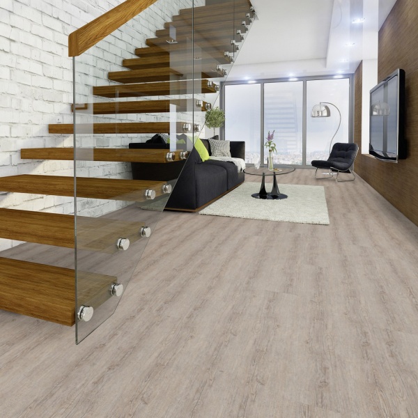 Ламінат водостійкий Solid Core Living SPC сосна жасмин 4,5 мм 