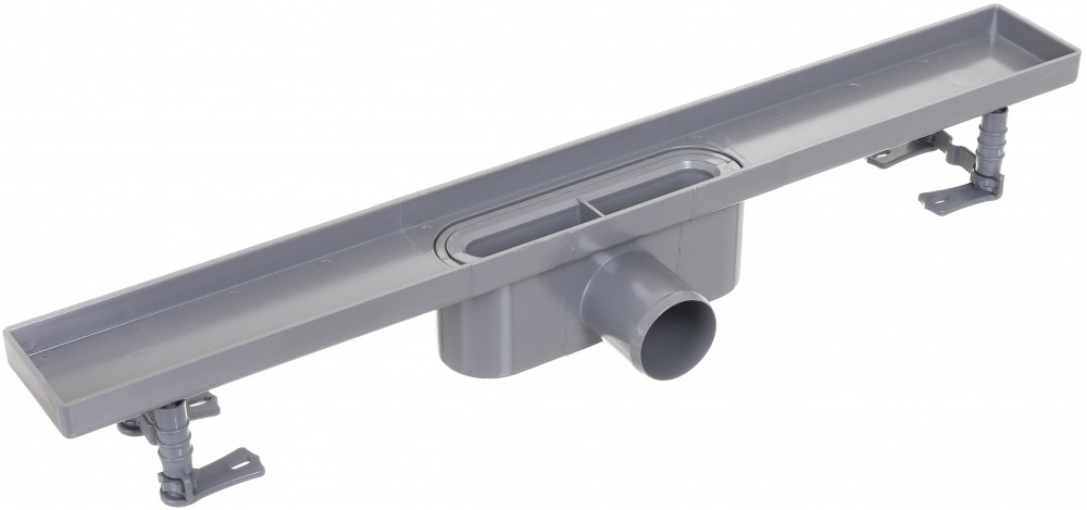 Душевой лоток Water House Душевой канал WATER HOUSE (корпус из пластиковый) L 60см, нержавеющая решетка цвет золотой