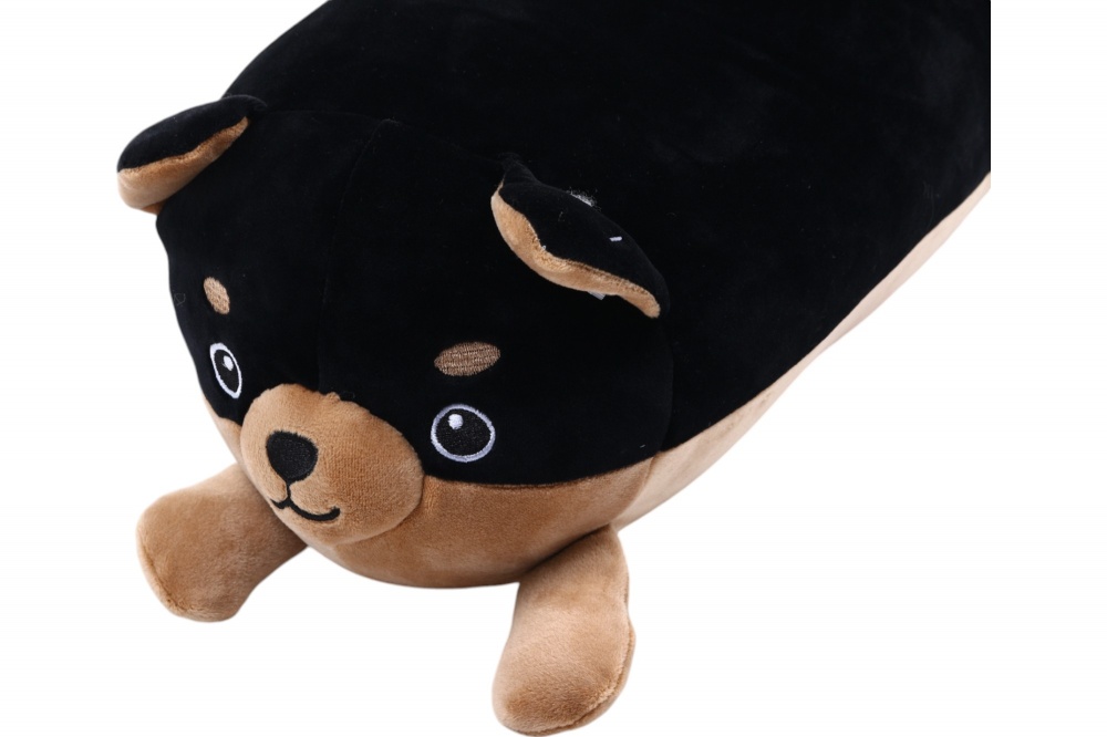 Мягкая игрушка-подушка Luna Kids Той-терьер 80 см черный DT230349