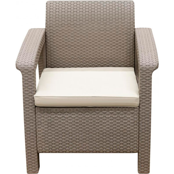 Комплект меблів Keter Corfu Fiesta set 227586 капучіно