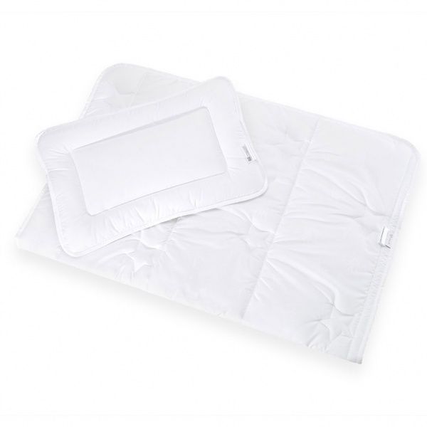 Комплект постельного белья IDEIA Кроха Енот 100х135 см белый с серым 8000012929 