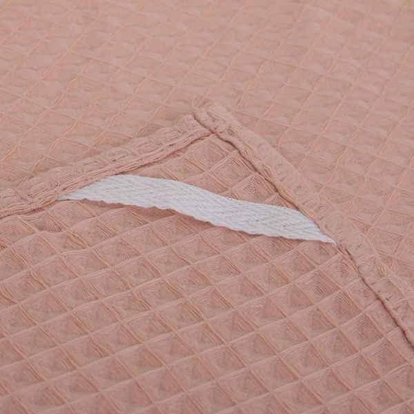 Рушник вафельний 45x60 см персиковий Домашній текстиль 