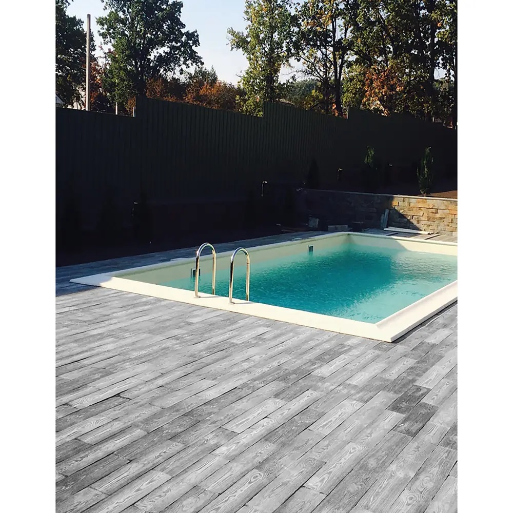 Тротуарна плитка Золотий Мандарин терасна дошка (600*150*30) Сільвер