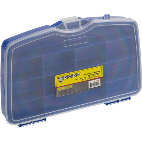 Органайзер для дрібних деталей Forte 4-1240 OR 07 POLY 2/12