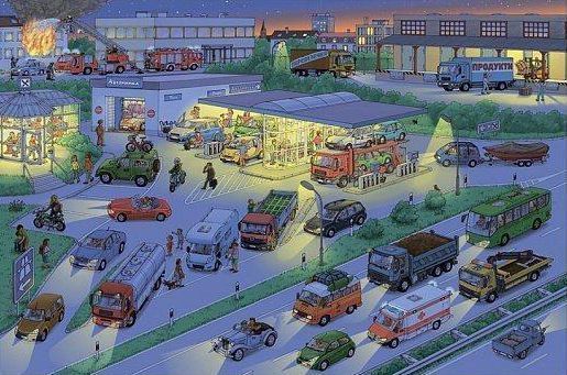 Книга Стефан Зайдел «Великий Авто Віммельбух» 978-617-73-9569-9