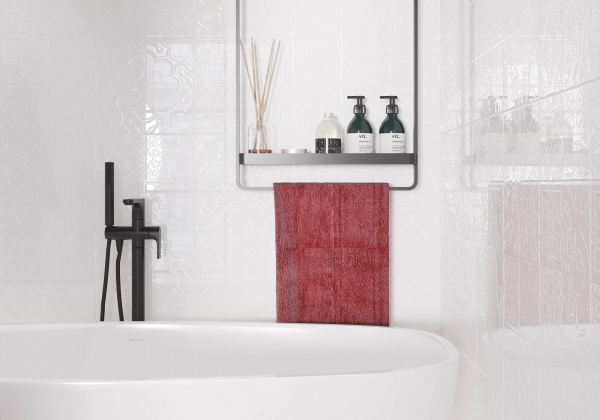 Плитка Golden Tile Tutto Bianco Рatchwork білий G50151 300х600 