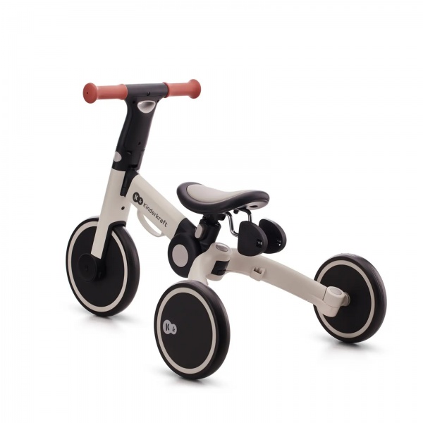 Велосипед детский Kinderkraft 3 в 1 4TRIKE Silver Grey серый KR4TRI22GRY0000 