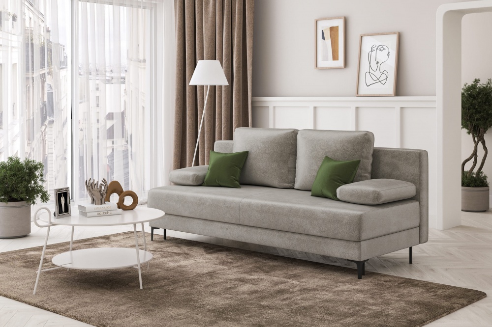 Диван прямий Меблі Прогрес ЛЕЙПЦИГ бежевий 2000x880x785 мм