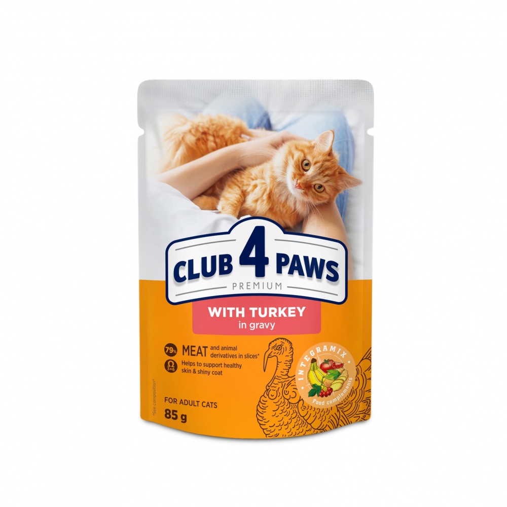 Корм вологий Club 4 Paws