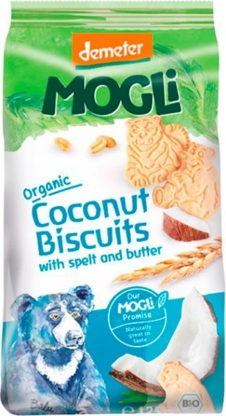 Печенье MOGLI сливочное органическое со спельты 125 г 