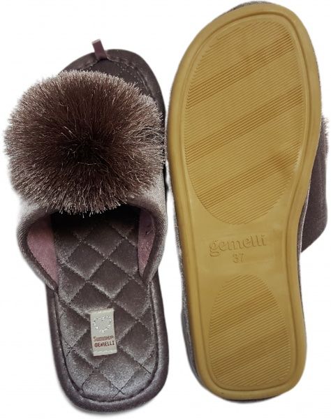 Тапки домашние Gemelli Шар 1 р. 38 бежевый 
