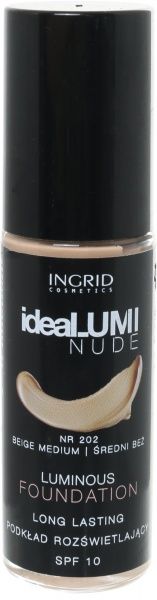 Тональный крем Ingrid Cosmetics IdeaLumi Nude 202 Beige Medium 30 мл