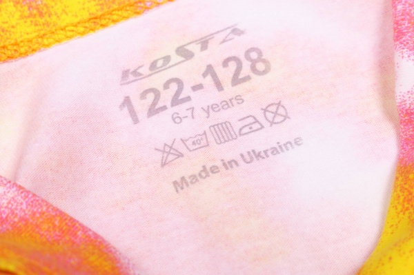 Футболка для дівчаток KOSTA 1211-8 р.134 помаранчевий 