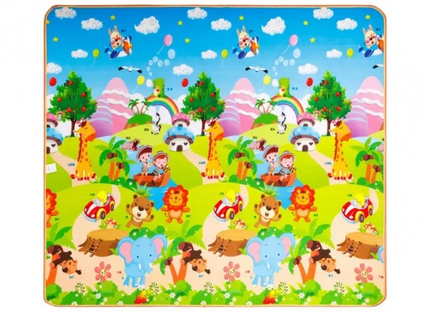  Ланор бэби мат Город/Палянка 200х180х0,5 см