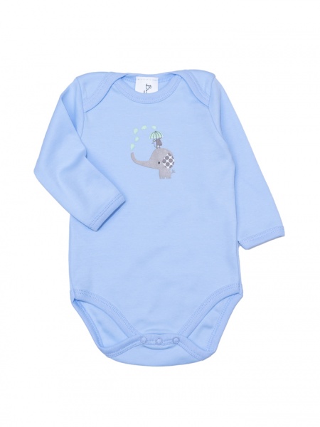 Боди детское для мальчика Bambinelli Слоненок р.68 голубой 