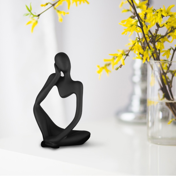 Фигурка декоративная Мыслитель DH-ST-16-1 Black