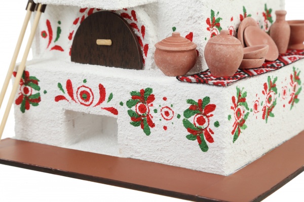 Конструктор із міні-цеглинок Reducio Українська піч 71177