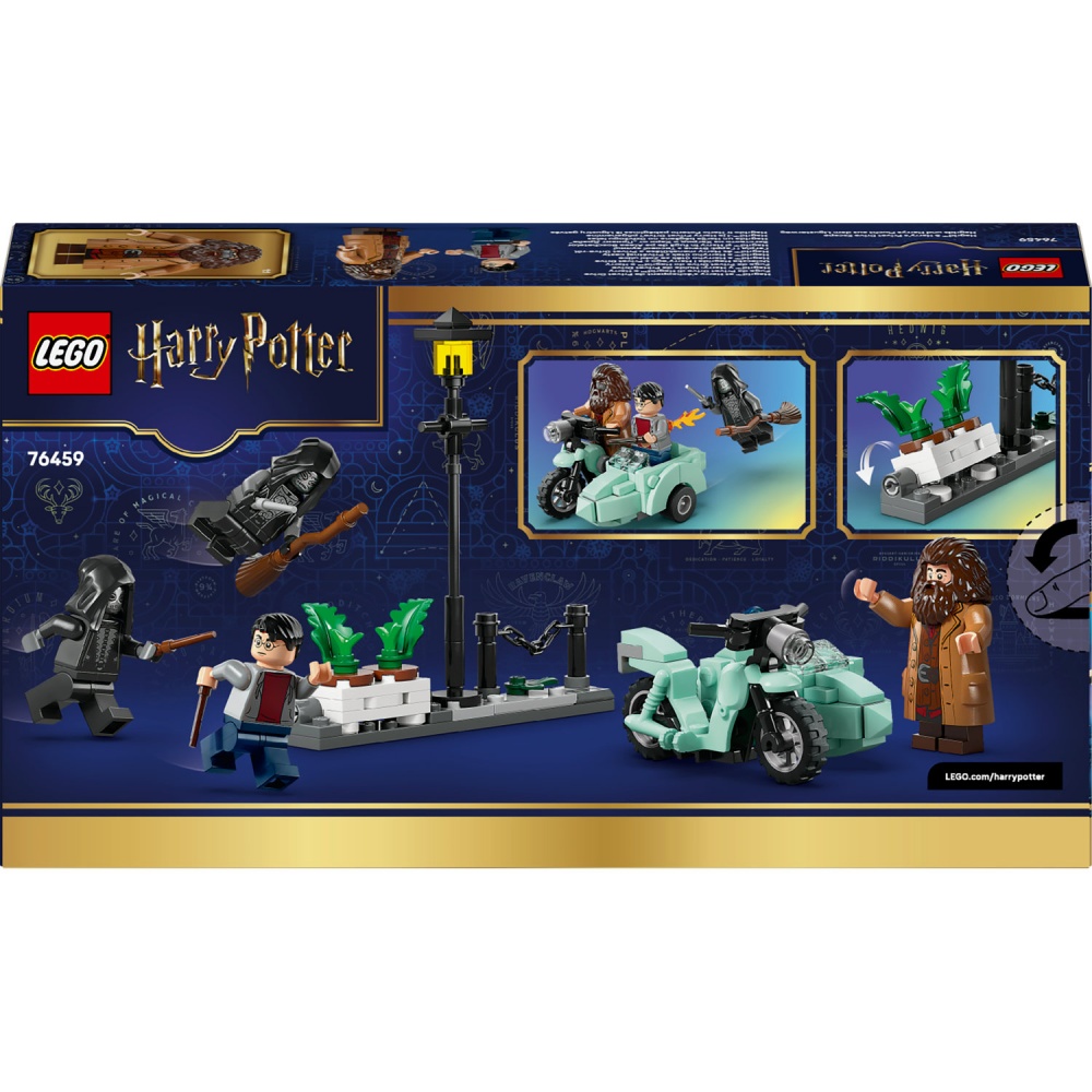 Конструктор LEGO Harry Potter Геґрід і Гаррі: Втеча з Тисової вулиці 76459