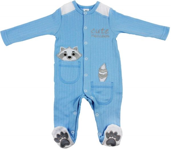 Комбінезон дитячий Danaya з вишивкою р.80 блакитний ЗО20-75 