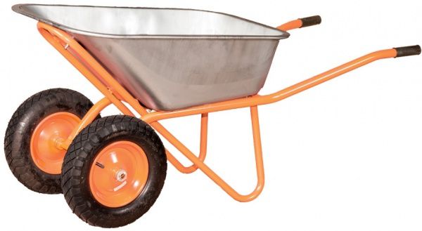 Тачка двухколесная Vitals 100/250-2 оранжевая