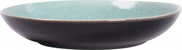 Тарілка з високим бортиком 22 см Лазурова Manna Ceramics