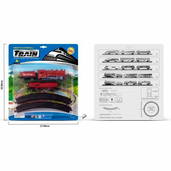 Игровой набор Fenfa железная дорога 1638-5E