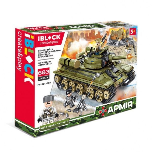 Конструктор Iblock Військова техніка PL-920-175