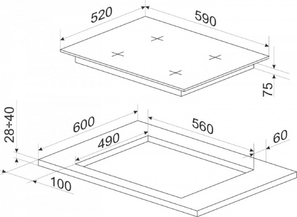 Варочная поверхность Hansa BHKS630540
