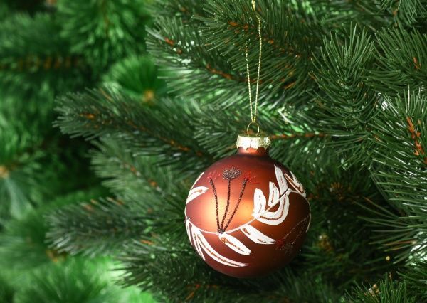 Шар стеклянный d80 GG3239D оранжевый