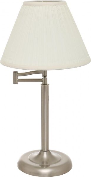 Настольная лампа декоративная Arte Lamp California 1x60 Вт E27 матовое серебро A2872LT-1SS 