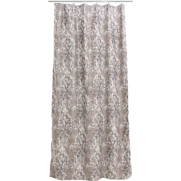 Штора La Nuit Вензель серая 145x275 см