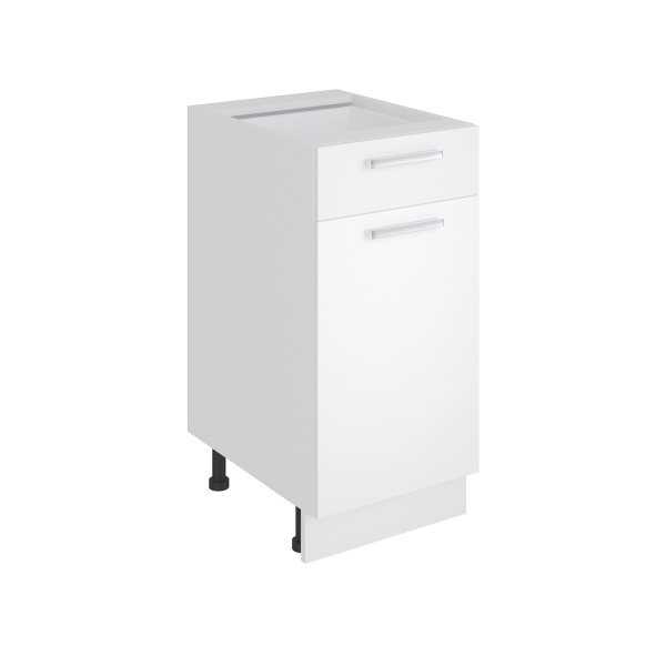 Тумба нижня Аліна Н 40/85 (1д1ш) білий/білий Сокме