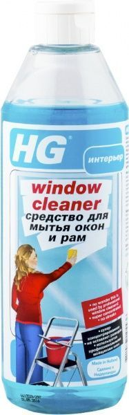 Средство моющее для стекла и зеркал HG 0,5л запаска