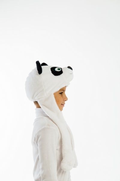 Набір карнавальний КАРНАВАЛІЯ шапка-маска Панда р.110 – 120 білий 