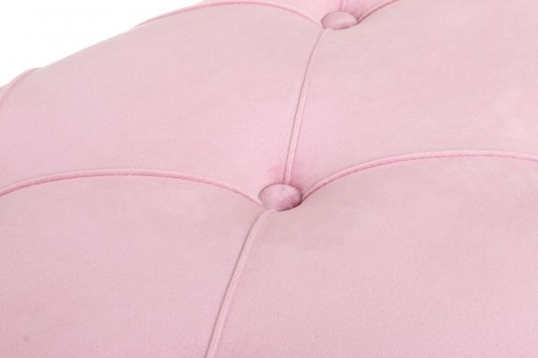 Банкетка декоративна пудрова 80х30х39 см 