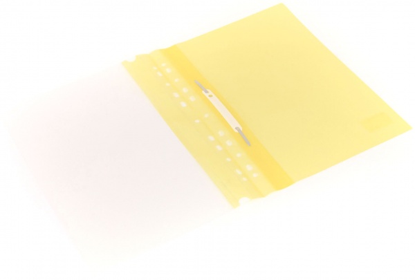 Скоросшиватель А4 с перфорацией желтый UP! (Underprice)