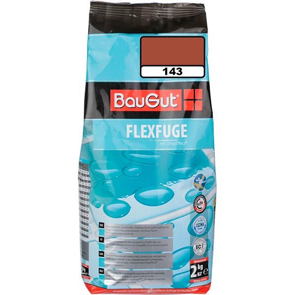 Фуга BauGut flexfuge 143 2 кг теракот