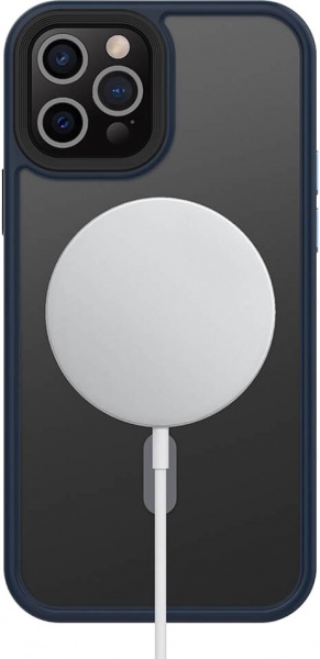 Чохол-накладка OneLounge 1Mag Pro MagSafe для Apple iPhone 12 Pro / Apple iPhone 12 (14089-1) blue