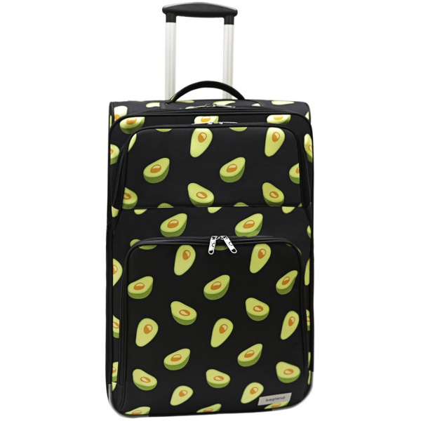 Чемодан Bagland Леон 70 л черный суб.763 (37666274) 