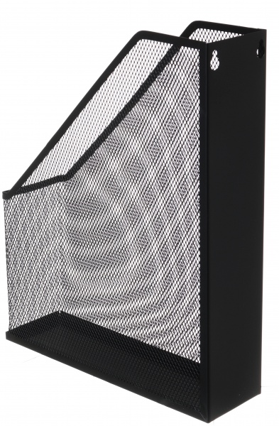 Лоток для паперів вертикальний метал 25х72х32 см чорний Nota Bene