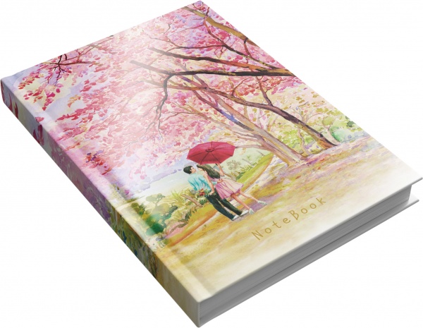 Блокнот А6 160 листов 1В2471 Любовь в сакурах Аркуш