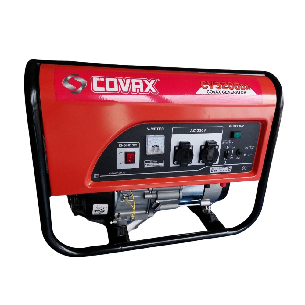 Генератор бензиновый Covax 2,2 кВт / 2,5 кВт 220 В CV3200DX